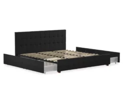 CosmoLiving Elizabeth Velvet Storage Bed -Furniture Sale Shop 810540948 5