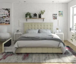 CosmoLiving Elizabeth Velvet Storage Bed -Furniture Sale Shop 810540949 1