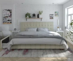 CosmoLiving Elizabeth Velvet Storage Bed -Furniture Sale Shop 810540950 1