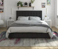 CosmoLiving Elizabeth Velvet Storage Bed -Furniture Sale Shop 810541061 2