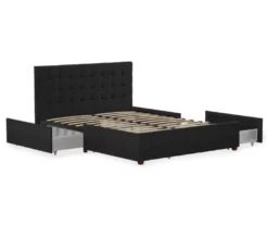CosmoLiving Elizabeth Velvet Storage Bed -Furniture Sale Shop 810541061 4