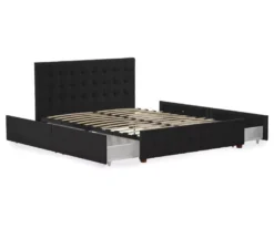 CosmoLiving Elizabeth Velvet Storage Bed -Furniture Sale Shop 810541061 5