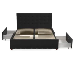 CosmoLiving Elizabeth Velvet Storage Bed -Furniture Sale Shop 810541061 6