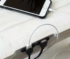 Dannerville Antique White 3-Tier Accent Table With USB Charging 16 Dannerville Antique White 3-Tier Accent Table With USB Charging -Furniture Sale Shop 810542271 5