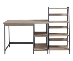 Soho 2-Piece Home Office Desk & Bookshelf Set -Furniture Sale Shop 810542285 4
