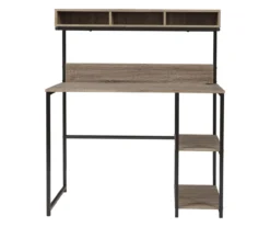 Daylicrew 2-Shelf Home Office Desk & Hutch -Furniture Sale Shop 810542286 5