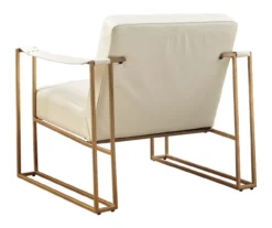 Kleemore Ostrich Embossed Leather Accent Chair -Furniture Sale Shop 810542293 5