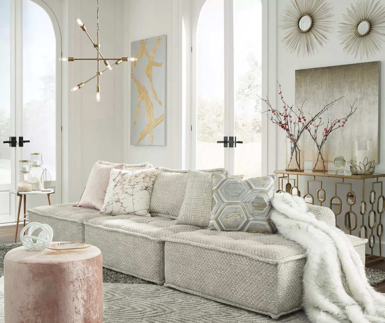 Bales Checkered Taupe Upholstered Accent Chair 16 Bales Checkered Taupe Upholstered Accent Chair - Image 14