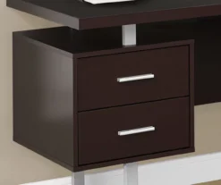 Monarch Metal 3-Drawer L-Shaped Computer Desk -Furniture Sale Shop 810542415 3