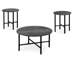 Monarch Round 3-Piece Occasional Table Set 28 Monarch Round 3-Piece Occasional Table Set -Furniture Sale Shop 810542423 2