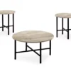 Monarch Round 3-Piece Occasional Table Set -Furniture Sale Shop 810542424 2