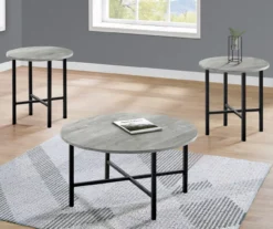 Monarch Round 3-Piece Occasional Table Set 37 Monarch Round 3-Piece Occasional Table Set -Furniture Sale Shop 810542425 1