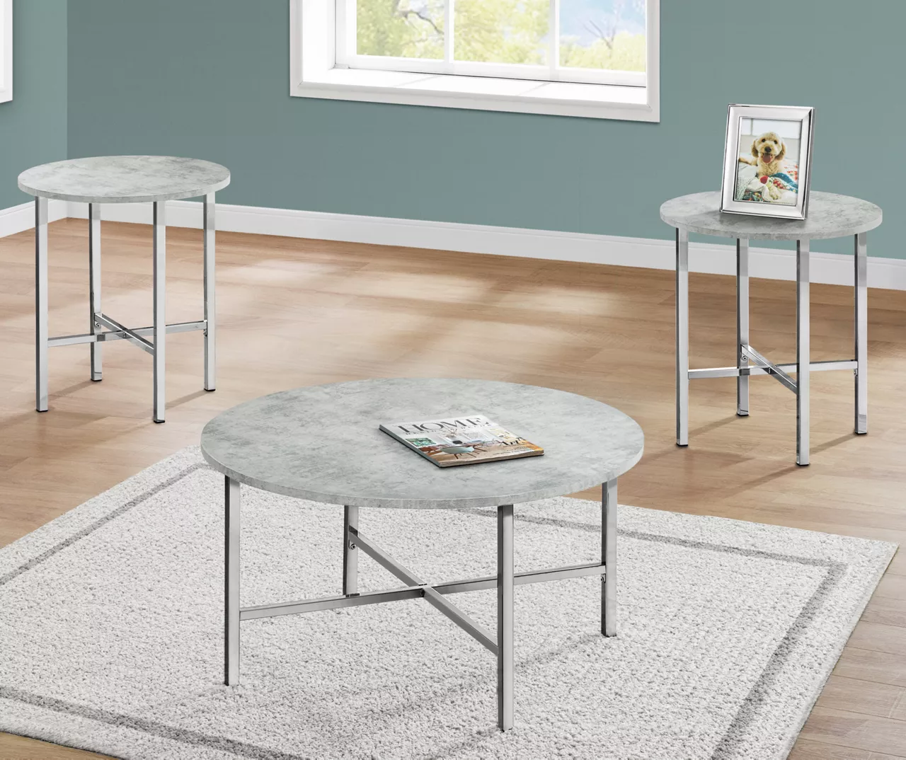 Monarch Round 3-Piece Occasional Table Set 14 Monarch Round 3-Piece Occasional Table Set - Image 12