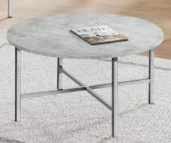 Monarch Round 3-Piece Occasional Table Set 34 Monarch Round 3-Piece Occasional Table Set -Furniture Sale Shop 810542427 3