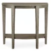 Dark Taupe 2-Tier Half Moon Console Table -Furniture Sale Shop 810542433 2 1