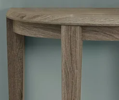Monarch 2-Tier Half Moon Console Table 24 Monarch 2-Tier Half Moon Console Table -Furniture Sale Shop 810542433 3