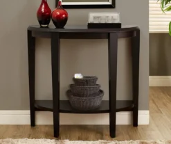 Monarch 2-Tier Half Moon Console Table 20 Monarch 2-Tier Half Moon Console Table -Furniture Sale Shop 810542435 1 1