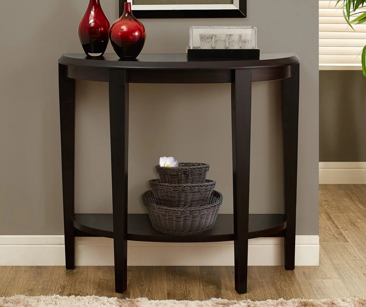 Monarch 2-Tier Half Moon Console Table 9 Monarch 2-Tier Half Moon Console Table - Image 7