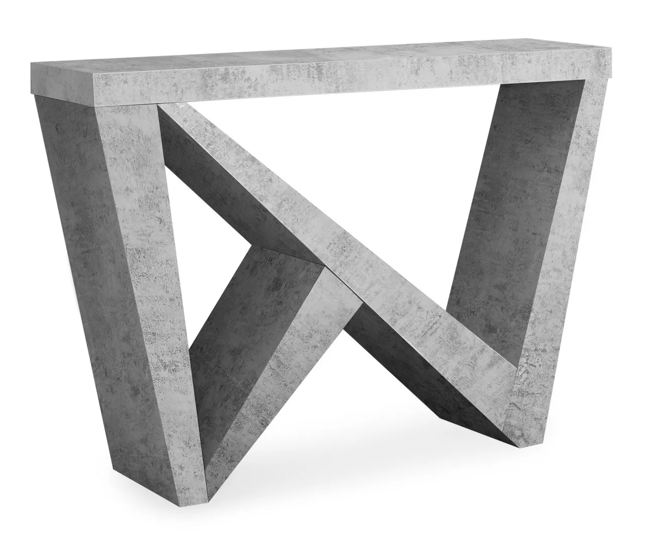 Gray Asymmetrical Console Table 3 Gray Asymmetrical Console Table