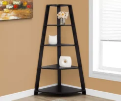 Monarch 4-Shelf Etagere Corner Bookcase 17 Monarch 4-Shelf Etagere Corner Bookcase -Furniture Sale Shop 810542456 1