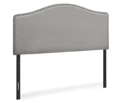 Monarch Linen Nailhead Trim Headboard -Furniture Sale Shop 810542515 2
