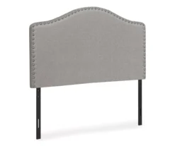 Monarch Linen Nailhead Trim Headboard -Furniture Sale Shop 810542523 2