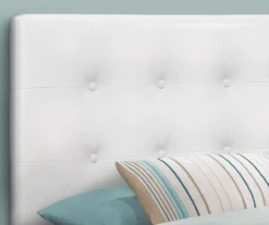 Monarch Faux Leather Button Tufted Headboard -Furniture Sale Shop 810542528 3
