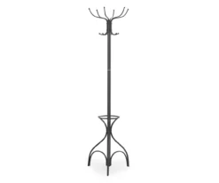 Monarch Metal 12-Hook Coat Rack With Umbrella Holder -Furniture Sale Shop 810542540 2