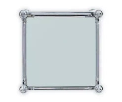 Hawkins Chrome & Glass 3-Shelf Rolling Cart 9 Hawkins Chrome & Glass 3-Shelf Rolling Cart -Furniture Sale Shop 810543096 5