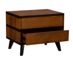 Manhattan Walnut 2-Drawer Mid-Century Wood Nightstand -Furniture Sale Shop 810543109 A0 6
