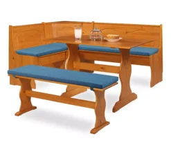 Morgan Vintage Blue 4-Piece Polyester Nook Cushion Set