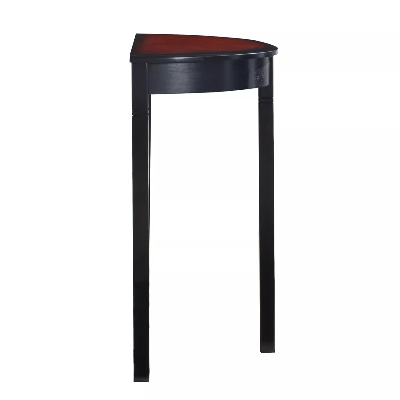 Shirley Black Cherry Transitional Wood Demi Lune Console Table 7 Shirley Black Cherry Transitional Wood Demi Lune Console Table - Image 5