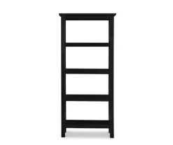 Richland Black 4-Shelf Bookcase -Furniture Sale Shop 810543156 3