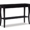 Lina Espresso 2-Tier Wood Console Table -Furniture Sale Shop 810543161 1
