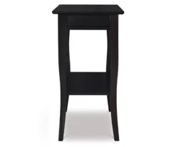 Lina Espresso 2-Tier Wood Console Table -Furniture Sale Shop 810543161 4