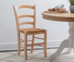 Bordeaux Natural Handwoven Ladder Back Side Chairs, 2-Pack -Furniture Sale Shop 810543191 A0 7