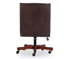 Austin Dark Walnut Upholstered Office Chair -Furniture Sale Shop 810543233 A2 5
