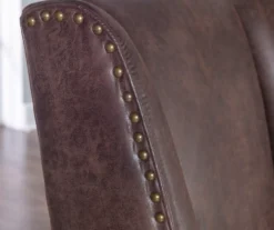 Austin Dark Walnut Upholstered Office Chair -Furniture Sale Shop 810543233 A8 7