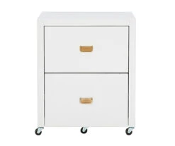 Kari White 2-Drawer Rolling Filing Cabinet -Furniture Sale Shop 810543247 3