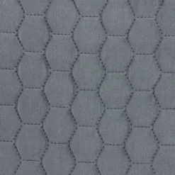 Royal Gray Quilted Ottoman With Silver Base 13 Royal Gray Quilted Ottoman With Silver Base -Furniture Sale Shop 810543261 6