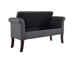 Emery Charcoal Tufted Fabric Storage Bench 7 Emery Charcoal Tufted Fabric Storage Bench -Furniture Sale Shop 810543266 4