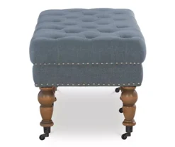 Claire Linen Upholstered Rolling Bench 15 Claire Linen Upholstered Rolling Bench -Furniture Sale Shop 810543278 4