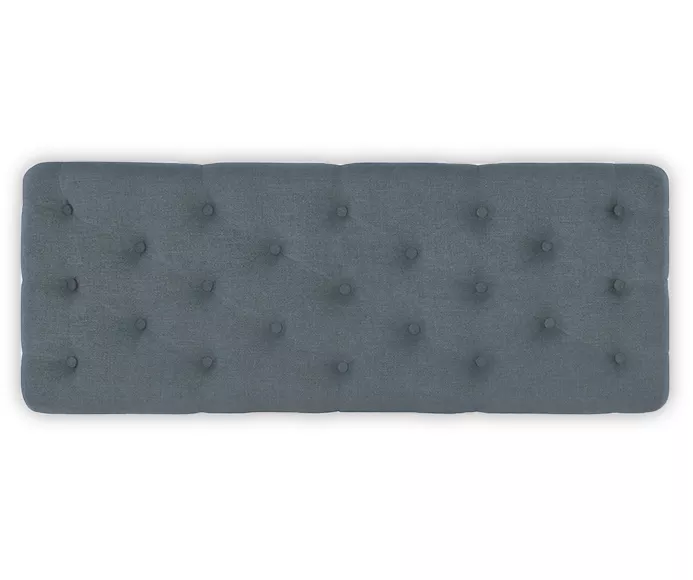 Claire Linen Upholstered Rolling Bench 8 Claire Linen Upholstered Rolling Bench - Image 6