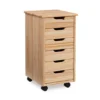 Craft Mate Natural Wood 6-Drawer Rolling Storage Cart 2 Craft Mate Natural Wood 6-Drawer Rolling Storage Cart -Furniture Sale Shop 810543290 1