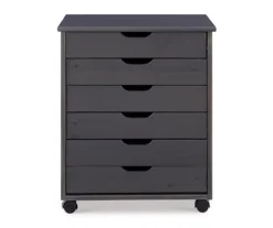 Craft Mate Wide Gray 6-Drawer Rolling Storage Cart -Furniture Sale Shop 810543297 3