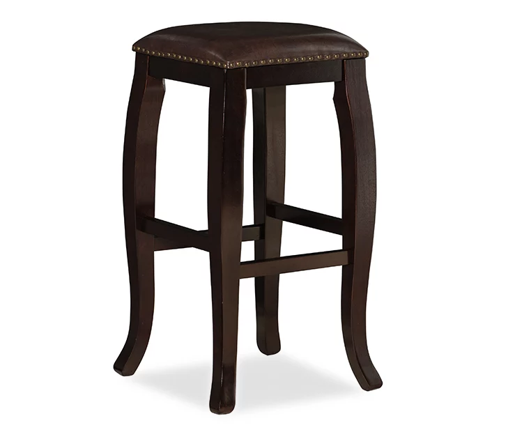 Dallas Brown Cushioned Square Top Bar Stool 3 Dallas Brown Cushioned Square Top Bar Stool