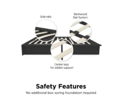 DHP Micah Gray Linen Queen Platform Bed 10 DHP Micah Gray Linen Queen Platform Bed -Furniture Sale Shop 810543448 3