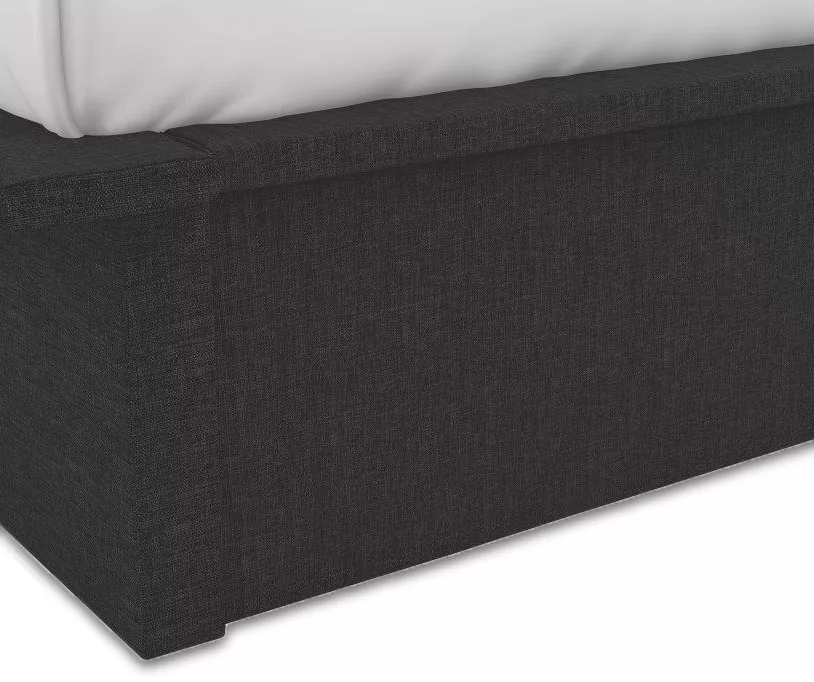 DHP Micah Gray Linen Queen Platform Bed 8 DHP Micah Gray Linen Queen Platform Bed - Image 6