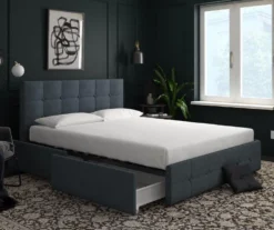 Atwater Living DHP Ryder Linen Upholstered Bed With Storage -Furniture Sale Shop 810543642 1
