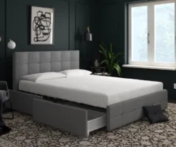 Atwater Living DHP Ryder Linen Upholstered Bed With Storage -Furniture Sale Shop 810543649 6